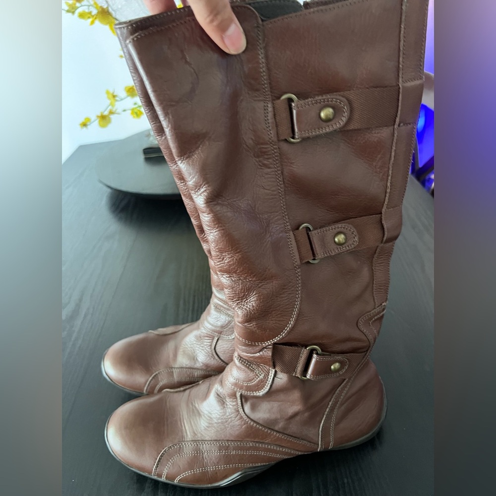 Brown Leather Women's Boots